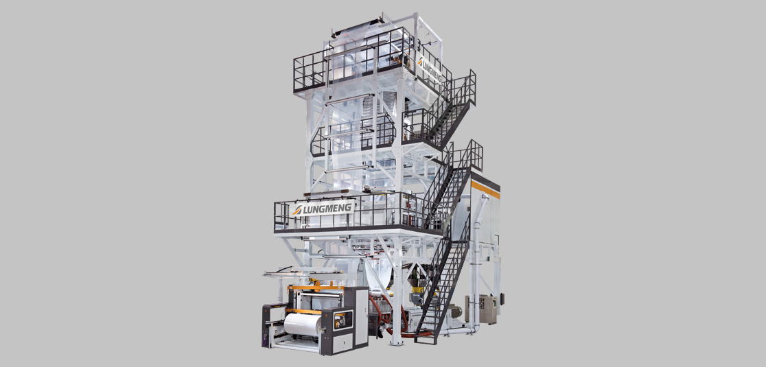 3-Layer Co-Extrusion Blown Film Machine